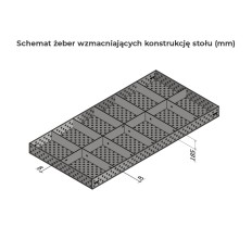 Zvárací stôl 3000x1500 systém 16